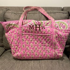 Monogrammed Vera Bradley Tote